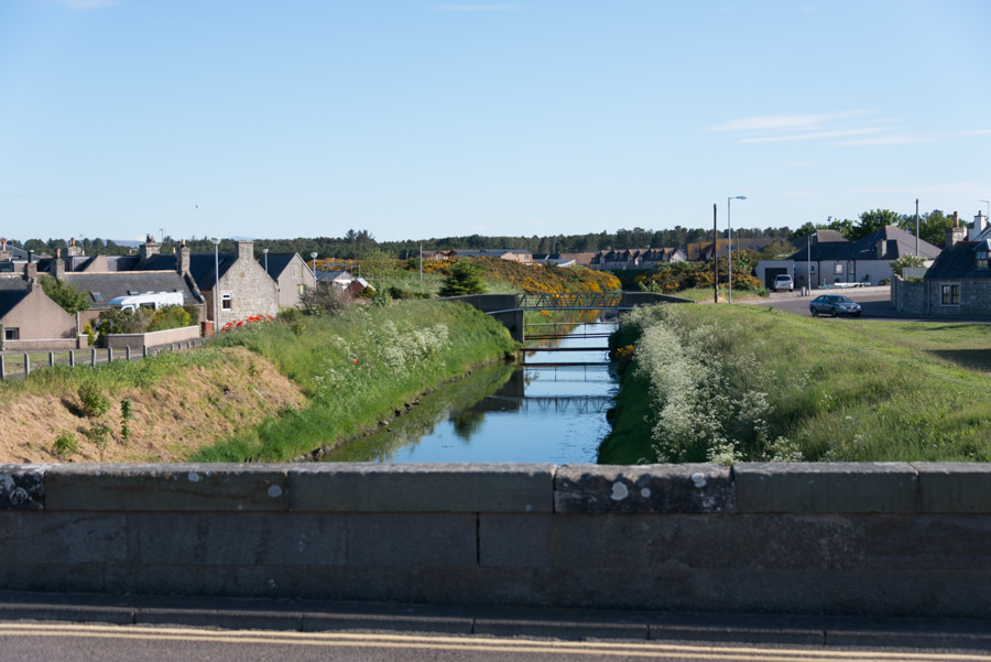 Lossiemouth, Seatown, Canal Bridge